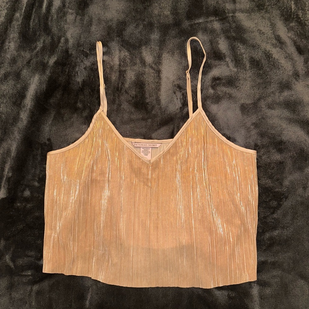 Victoria's Secret Shimmering Goldish Camisole